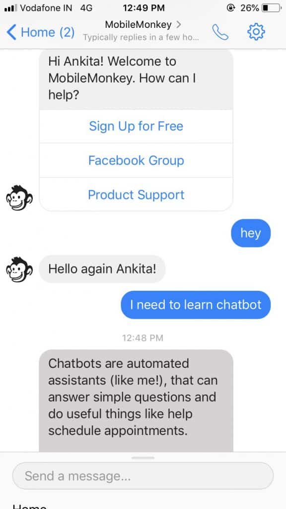 The FOMO of Facebook ChatBots