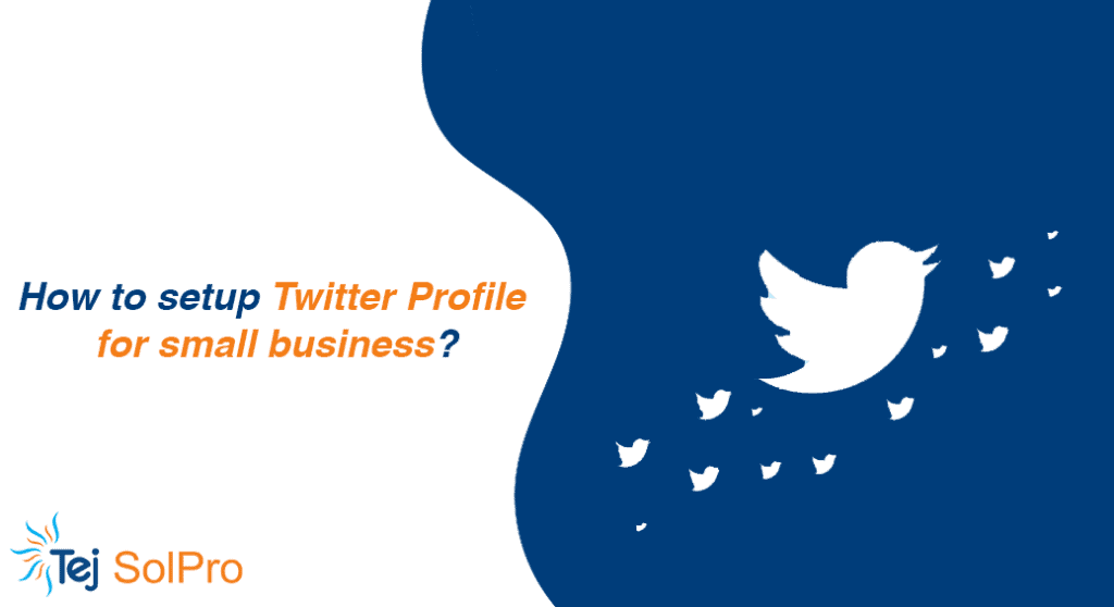 Twitter Profile for small business