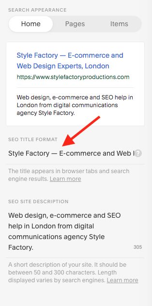 Squarespace SEO